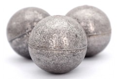 What are large steel balls used for?