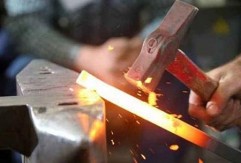 What does it mean if steel is forged?