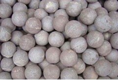What is the hardness of a grinding ball?