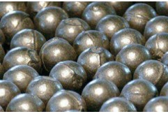 What is the hardness of the high chromium ball?