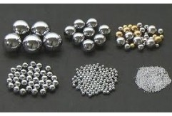 Which process steel balls are manufactured?