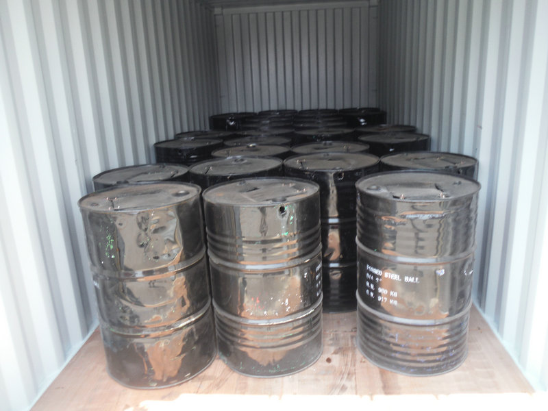 Shipment for 5 Containers of Grinding Balls for Canada Gold Mine