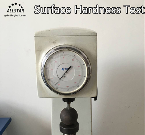 surface hardness test